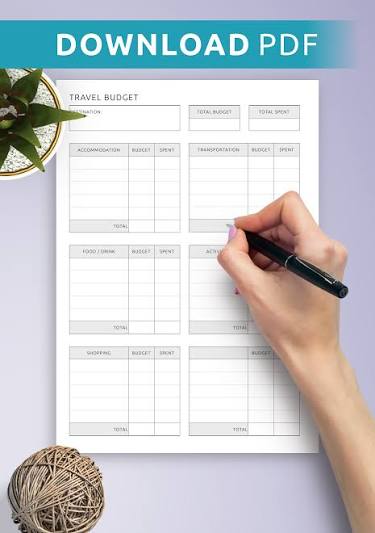 Family Vacation Budget Template and Expense Checklist
