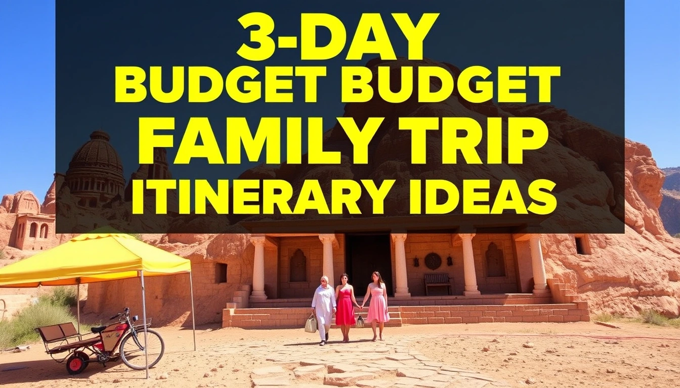 3-Day Budget Family Trip Itinerary Ideas