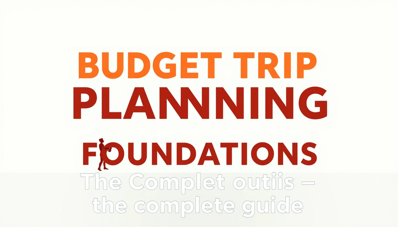 Budget trip planning foundations — The Complete Guide Budget trip planning foundations — The Complete Guide