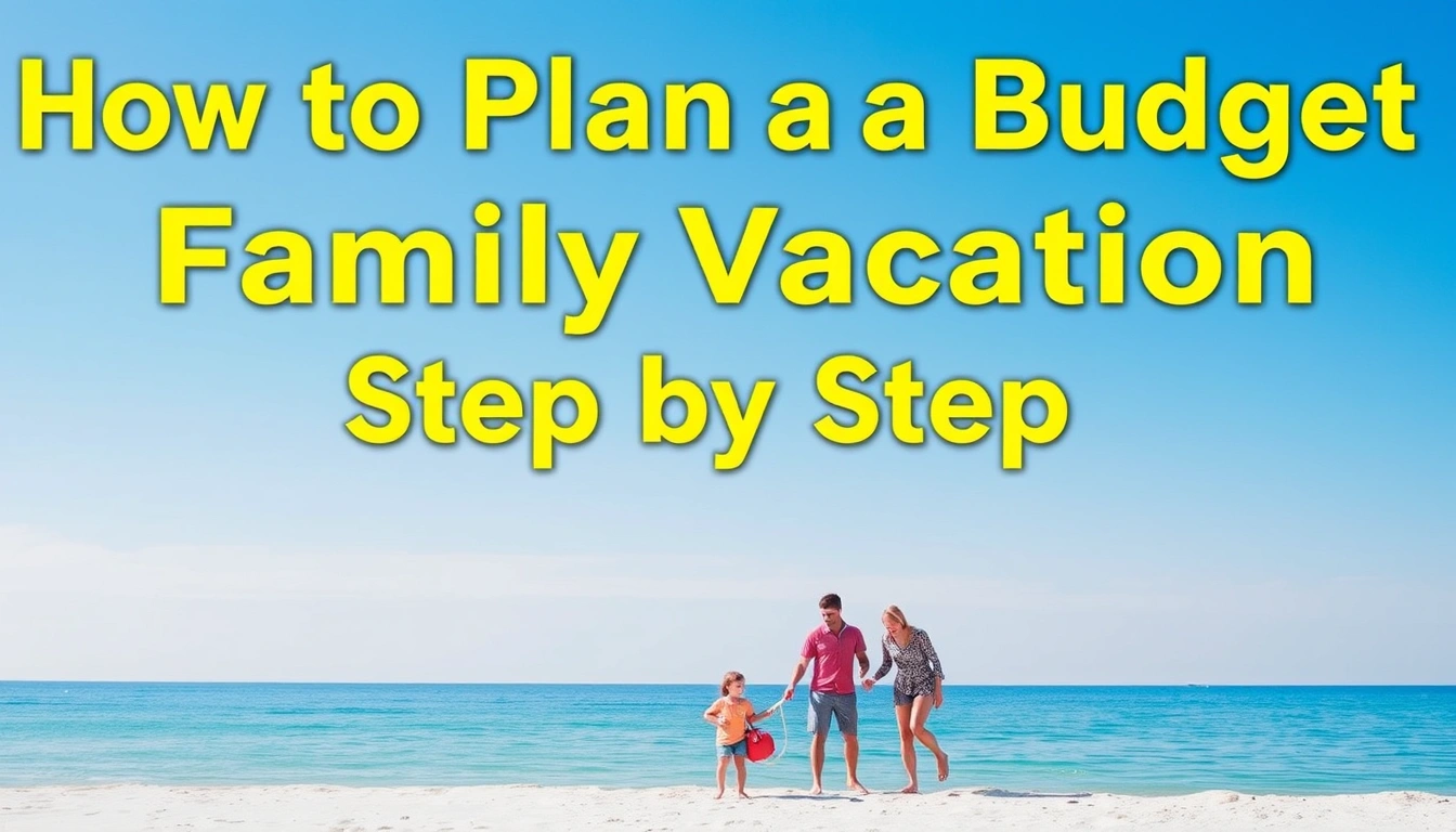 How to Plan a Budget Family Vacation Step by Step